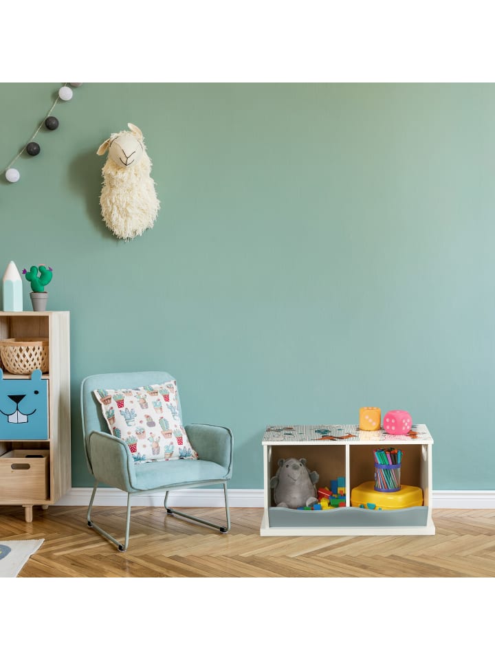 relaxdays Kinderregal in Bunt - (B)60 x (H)33 x (T)34 cm günstig kaufen onesize