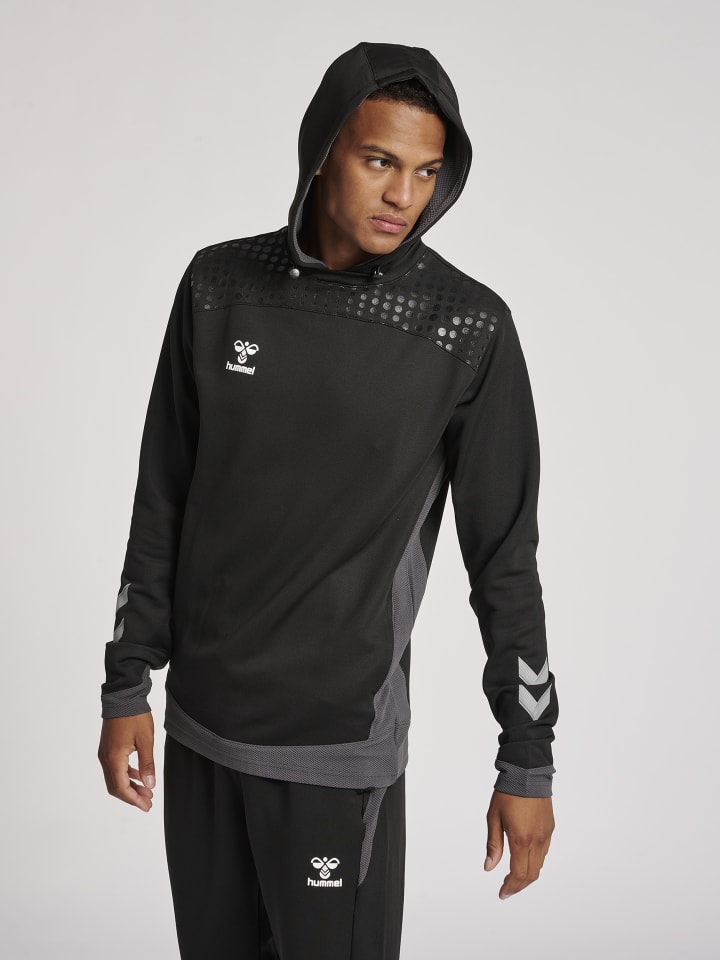 Hummel Hummel Verstellbare Taille Kapuzenpullover Hmllead Herren in BLACK günstig kaufen