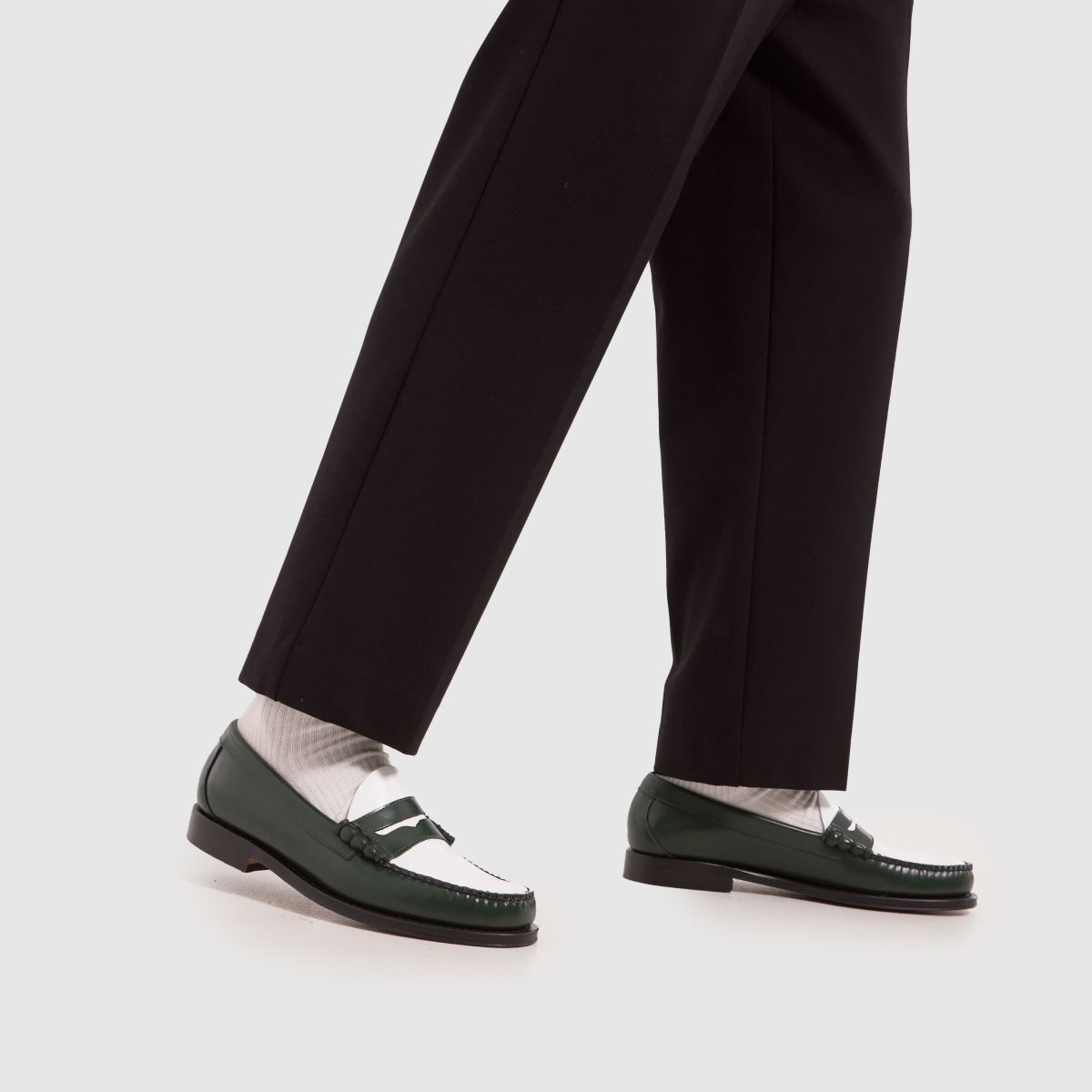 GH BASS – Weejuns – Heritage Larson – Gröna loafers i flera färger