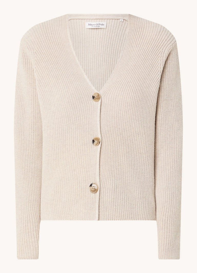 Marc O'Polo  Fijngebreid vest met V-hals