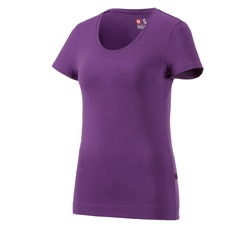 e.s. T-Shirt cotton stretch, Damen