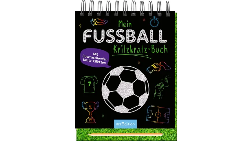 Mein Fußball-Kritzkratz-Buch