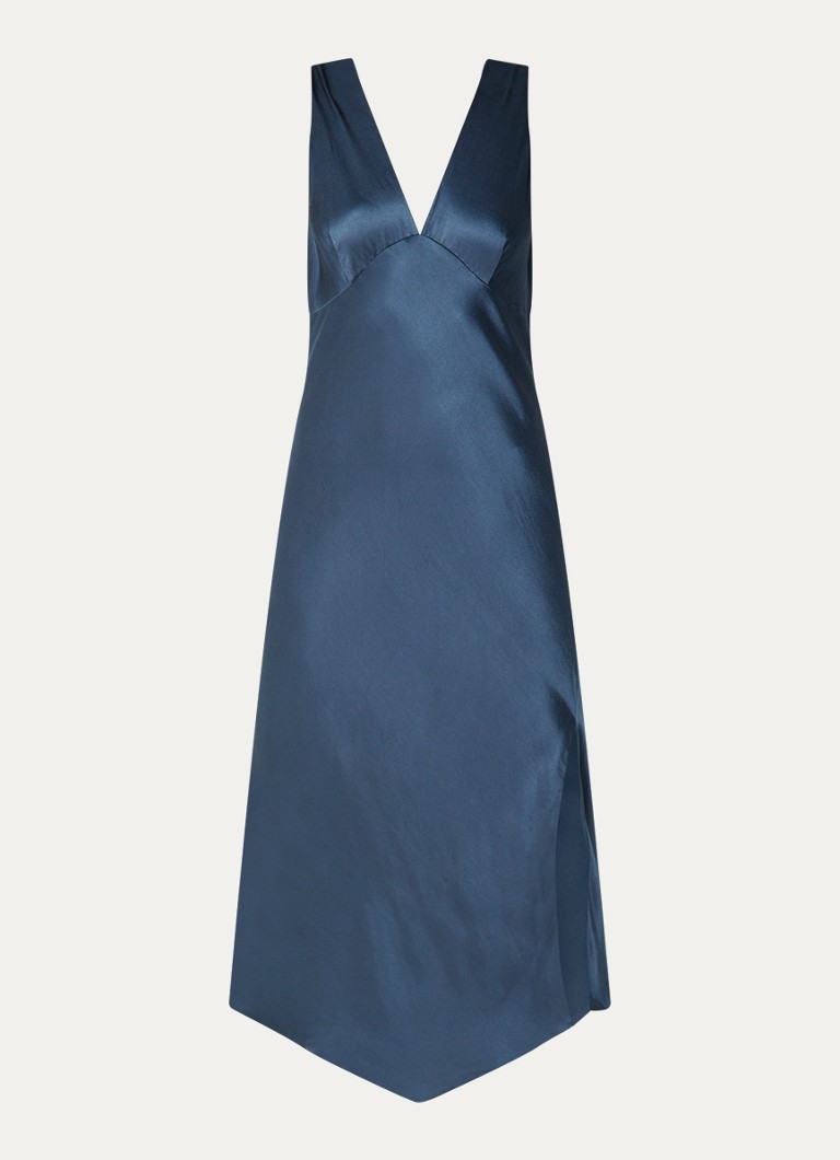Rails Monique satin midi dress with side slit