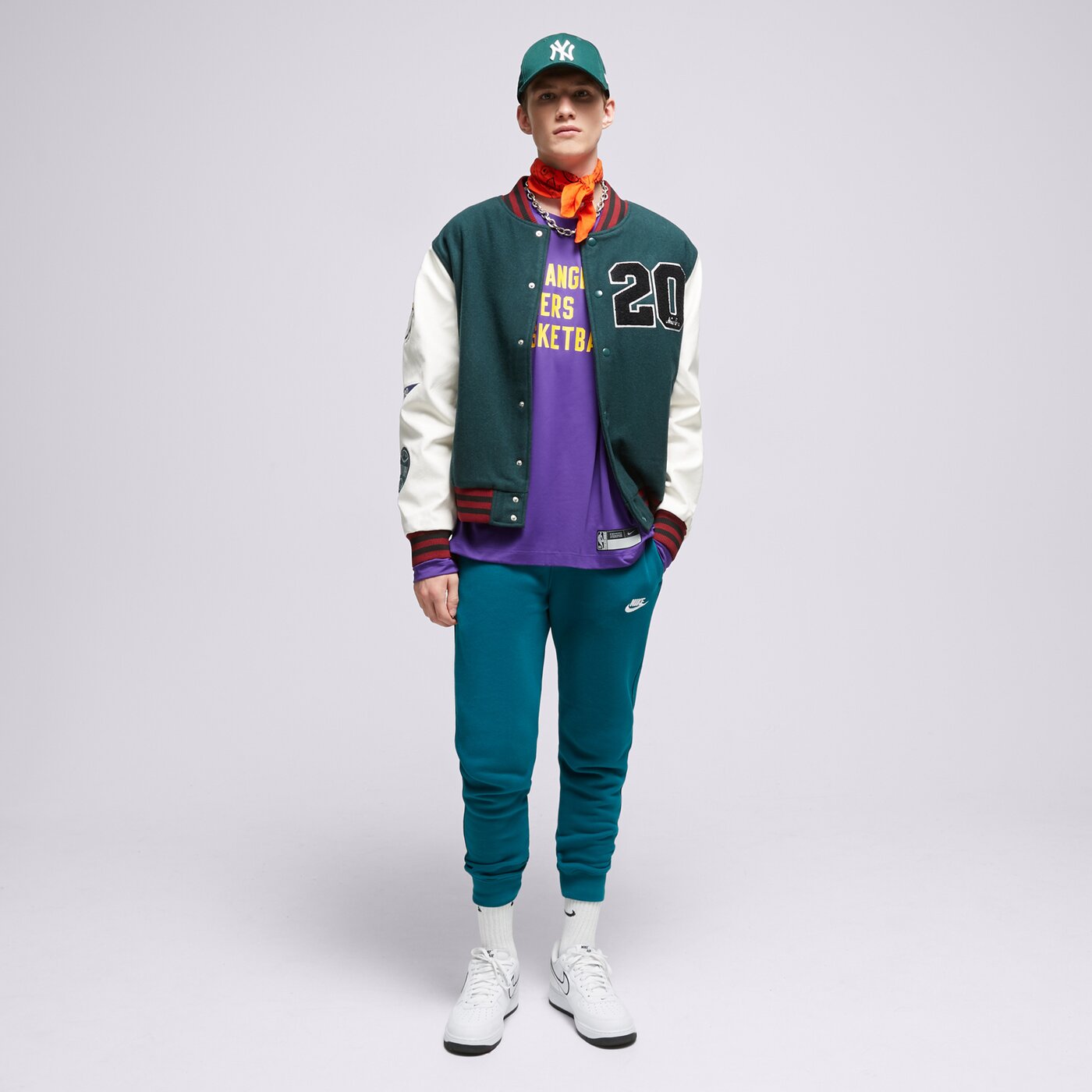 NEW ERA JACKE NE LIFESTYLE VARSITY NONE Grün