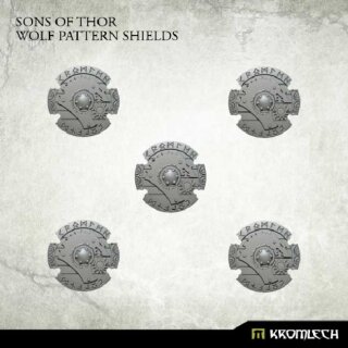 Sons of Thor: Wolf Pattern Shields (5)