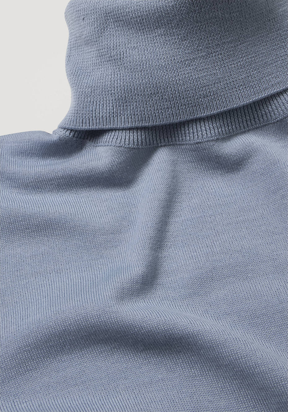 Rollkragenpullover aus reiner Bio-Merinowolle