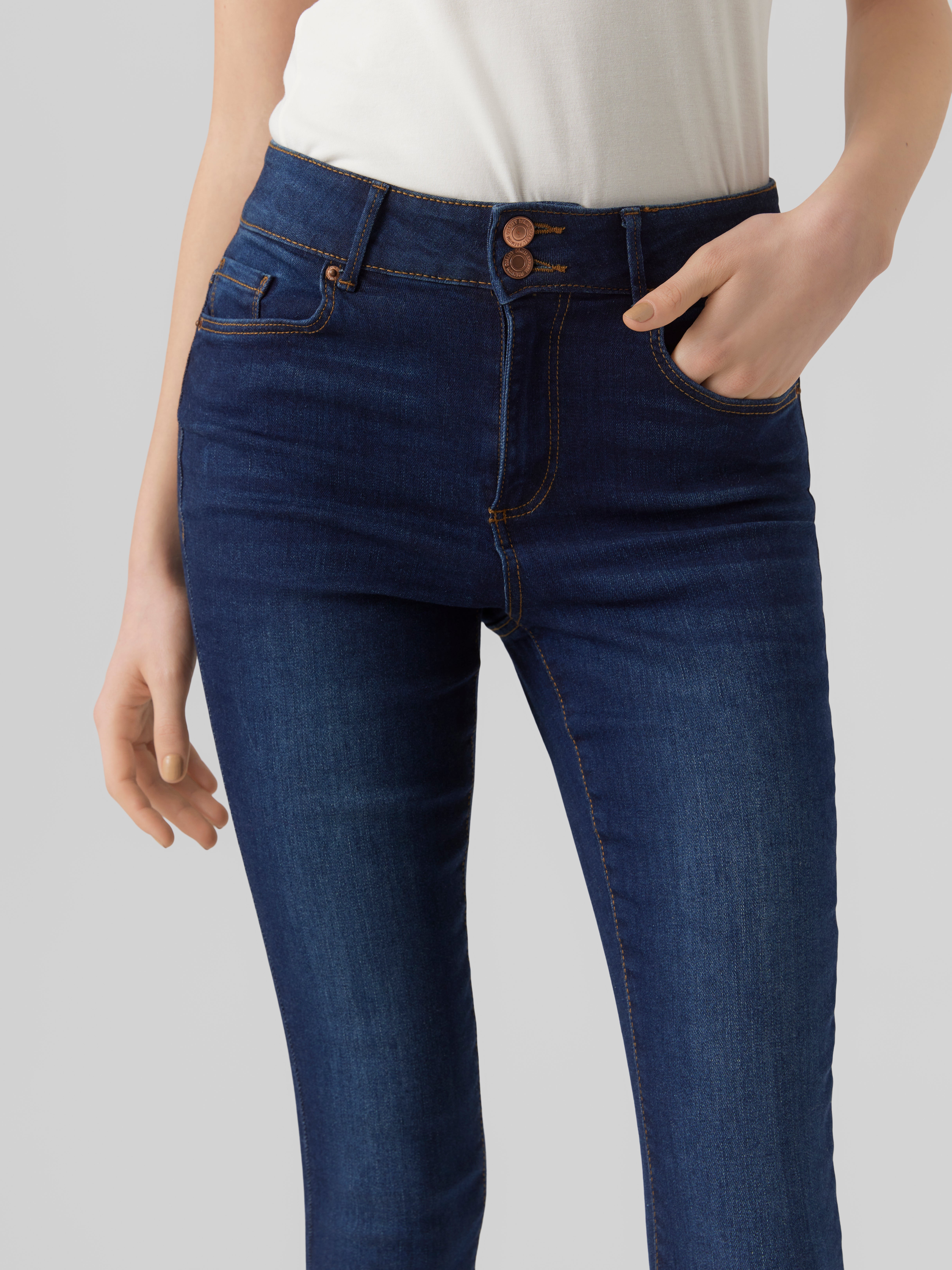 VMSOPHIA Hohe Taille Skinny Fit Jeans