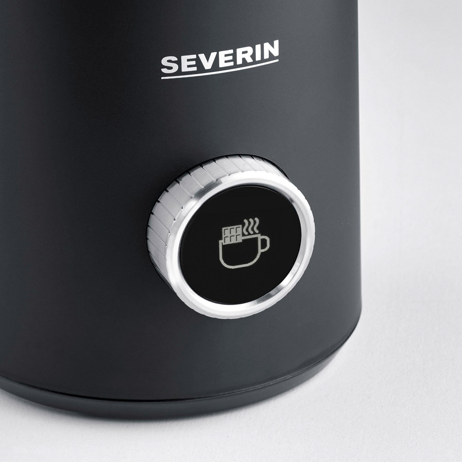 Severin Milchaufschäumer SM 3587 Spuma 700 Plus, 500 W, 13 Programme, komfortable Bedienung, stilvoller 360° LED-Lichtring