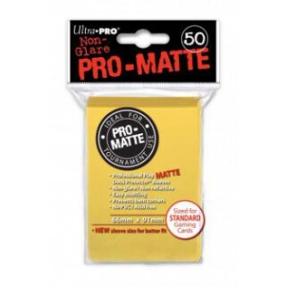 Pro-Matte Sleeves Yellow (50 Hüllen) [66x91mm]