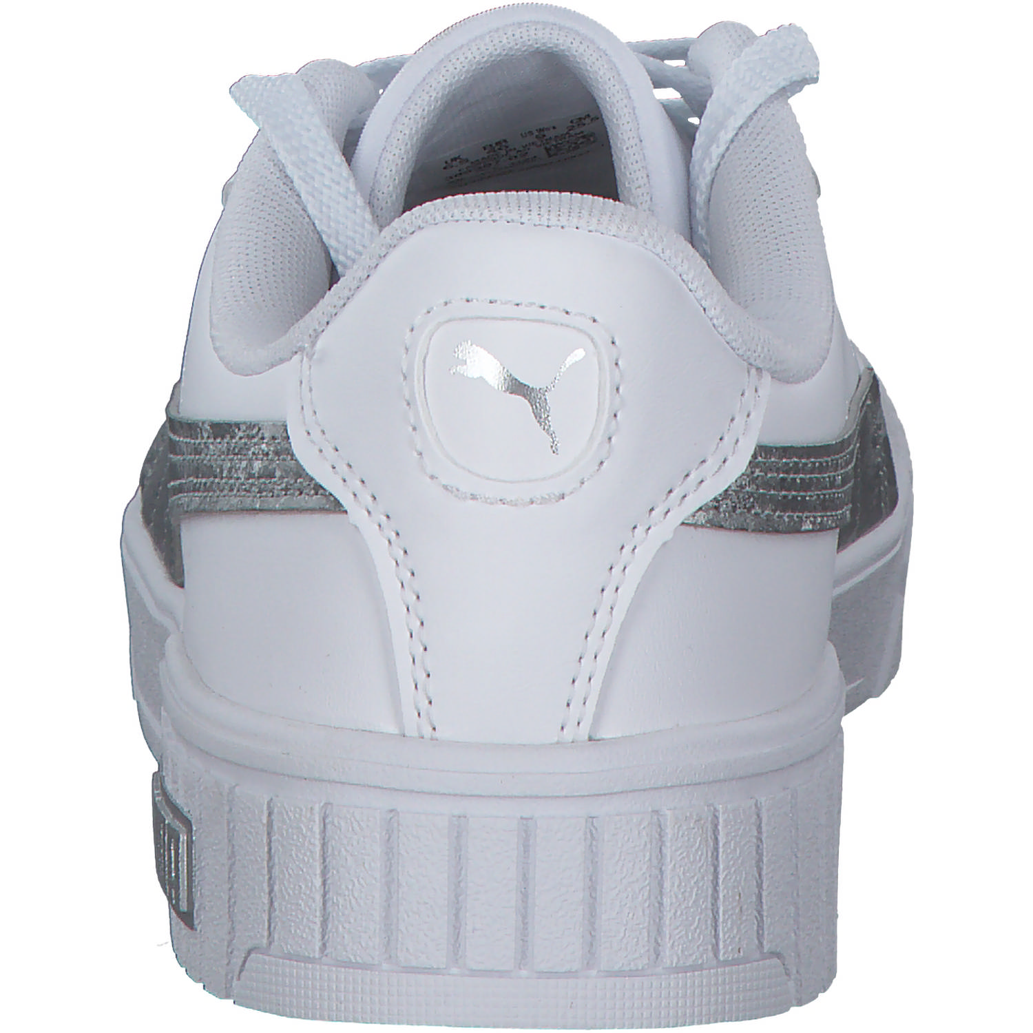 Puma Carina 2.0 Space Metallics 389387, Schnürschuhe, Damen, white/matte silver