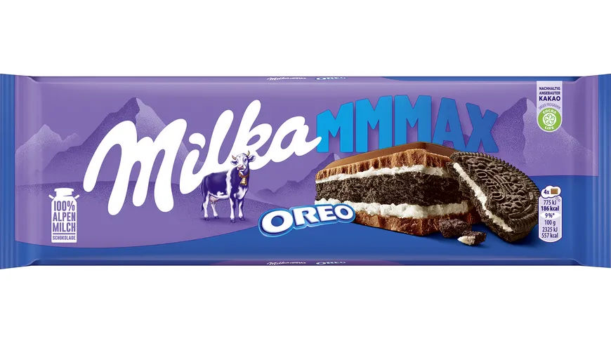 Milka Schokoladentafel Milch mit Keks 300 g