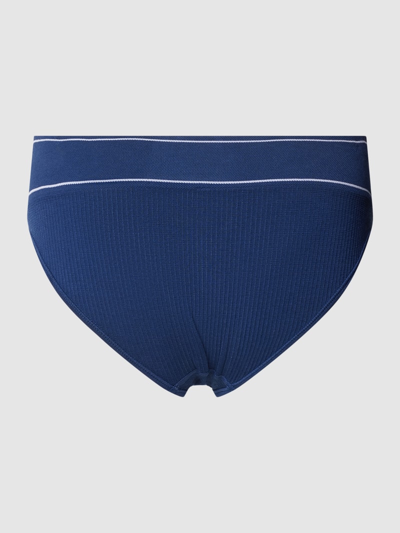 Slip mit Logo-Print Modell 'Modern Brief' in marineblau