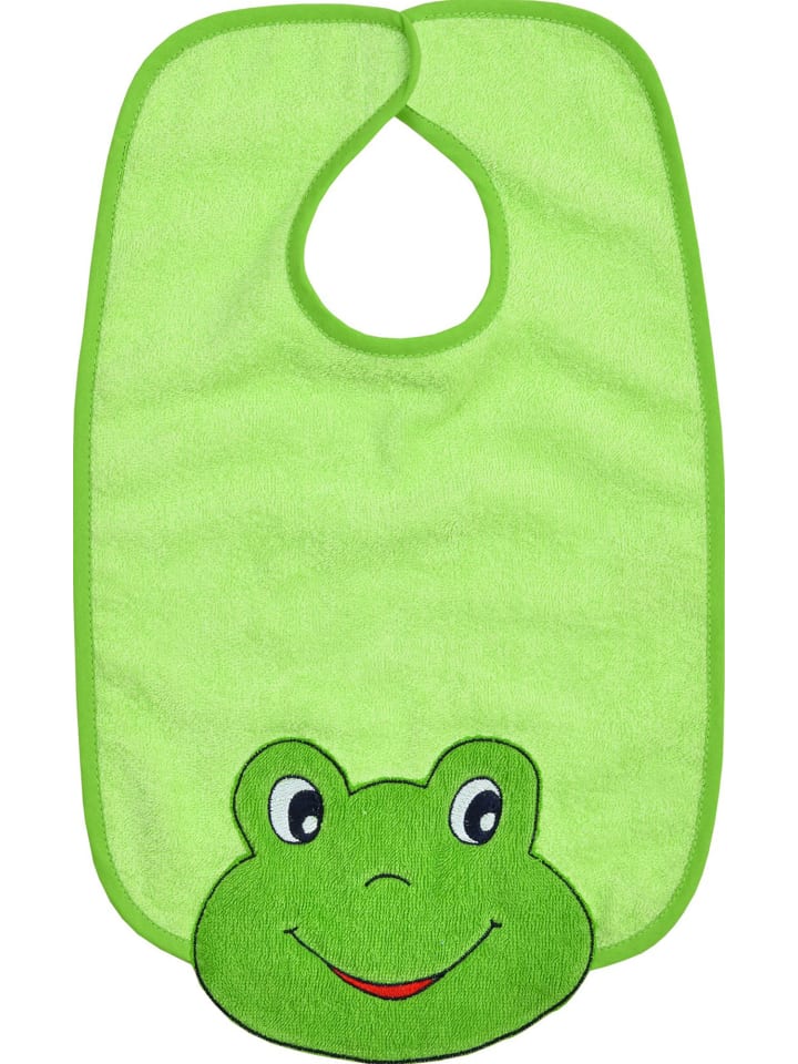 Wörner Frottier Lätzchen Frosch in grün günstig kaufen onesize