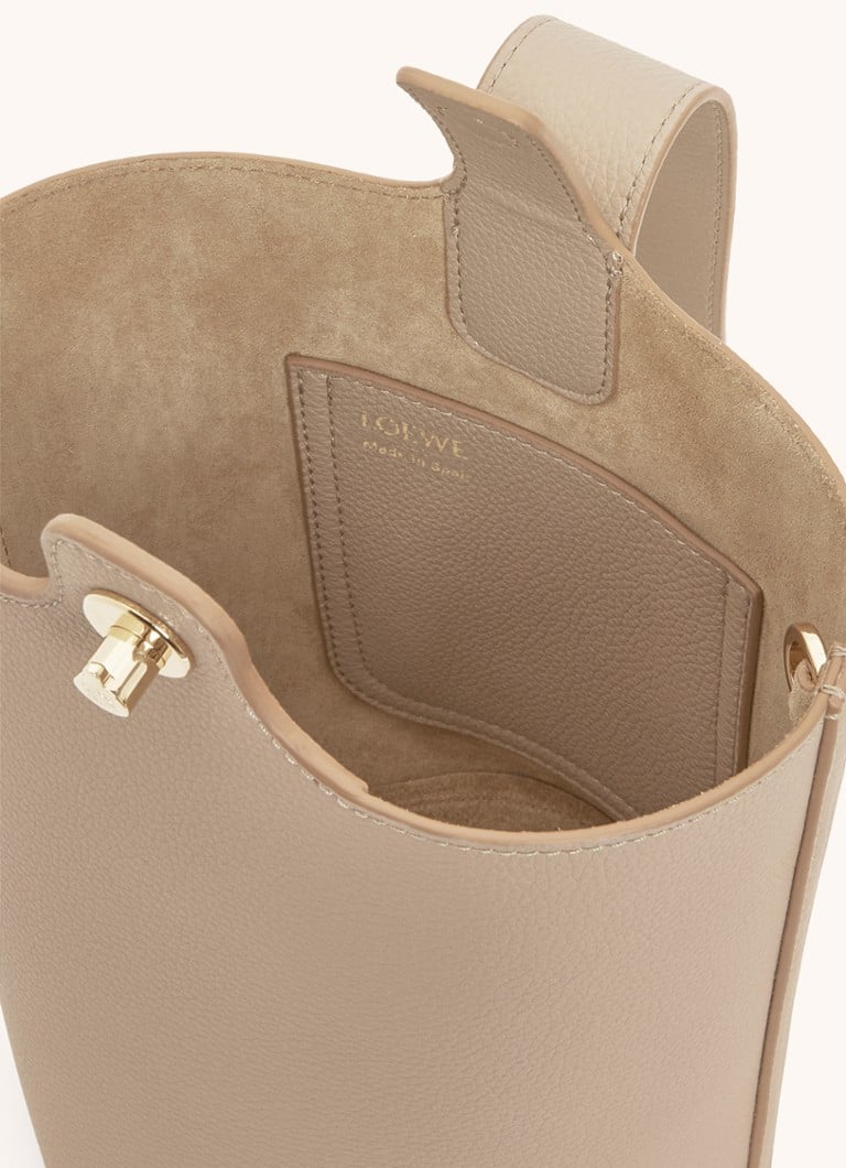 Borsa a tracolla LOEWE Pebble Bucket Mini in pelle di vitello