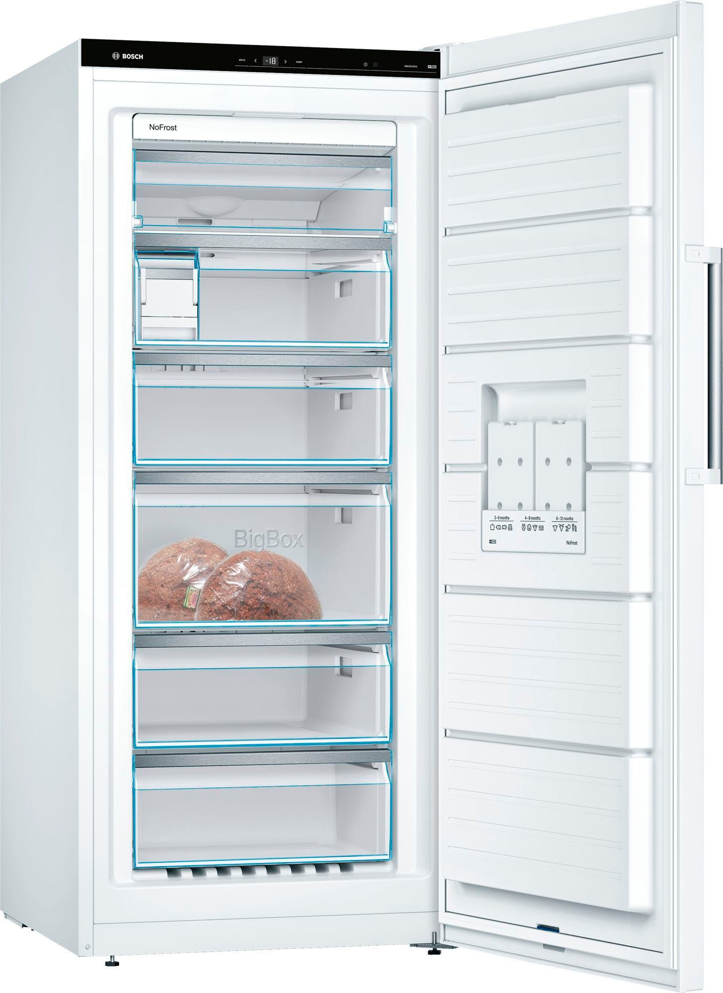 BOSCH Gefrierschrank 6 GSN51AWDV, 161 cm hoch, 70 cm breit