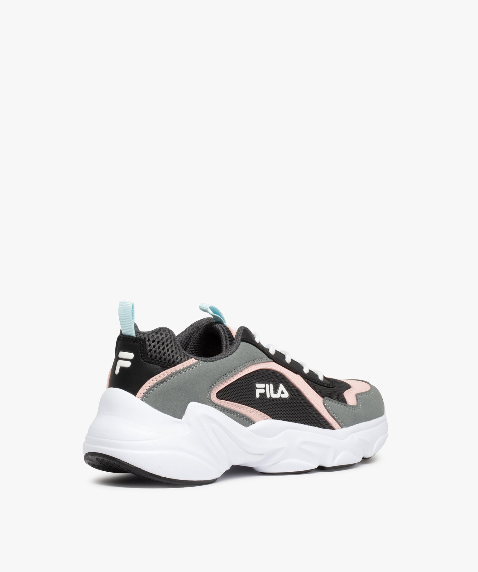 Baskets fille running légères et colorées – Fila Alamo gris | GEMO
