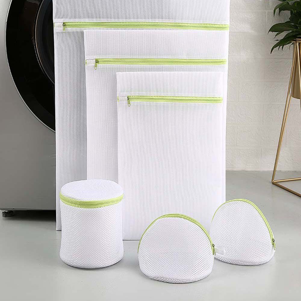 aikidio Wäschenetz Wäschesack 6er Set Haushalt Wäsche Mesh Taschen mit Reißverschluss,(6-St)