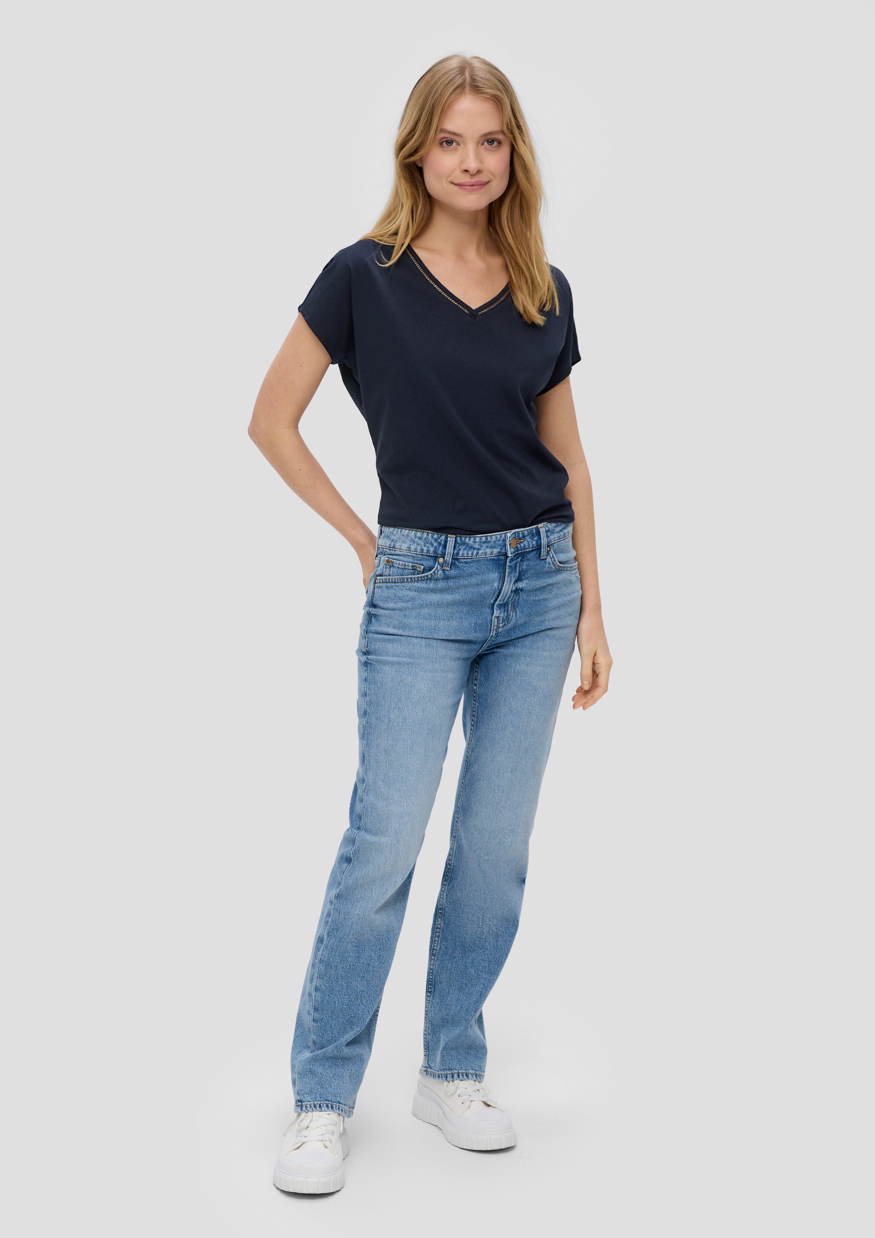 Baumwoll-T-Shirt mit Spitzendetails  2157738-5959