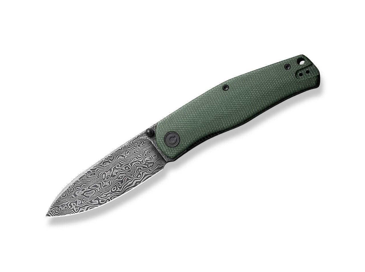 Sokoke Micarta Green Damascus