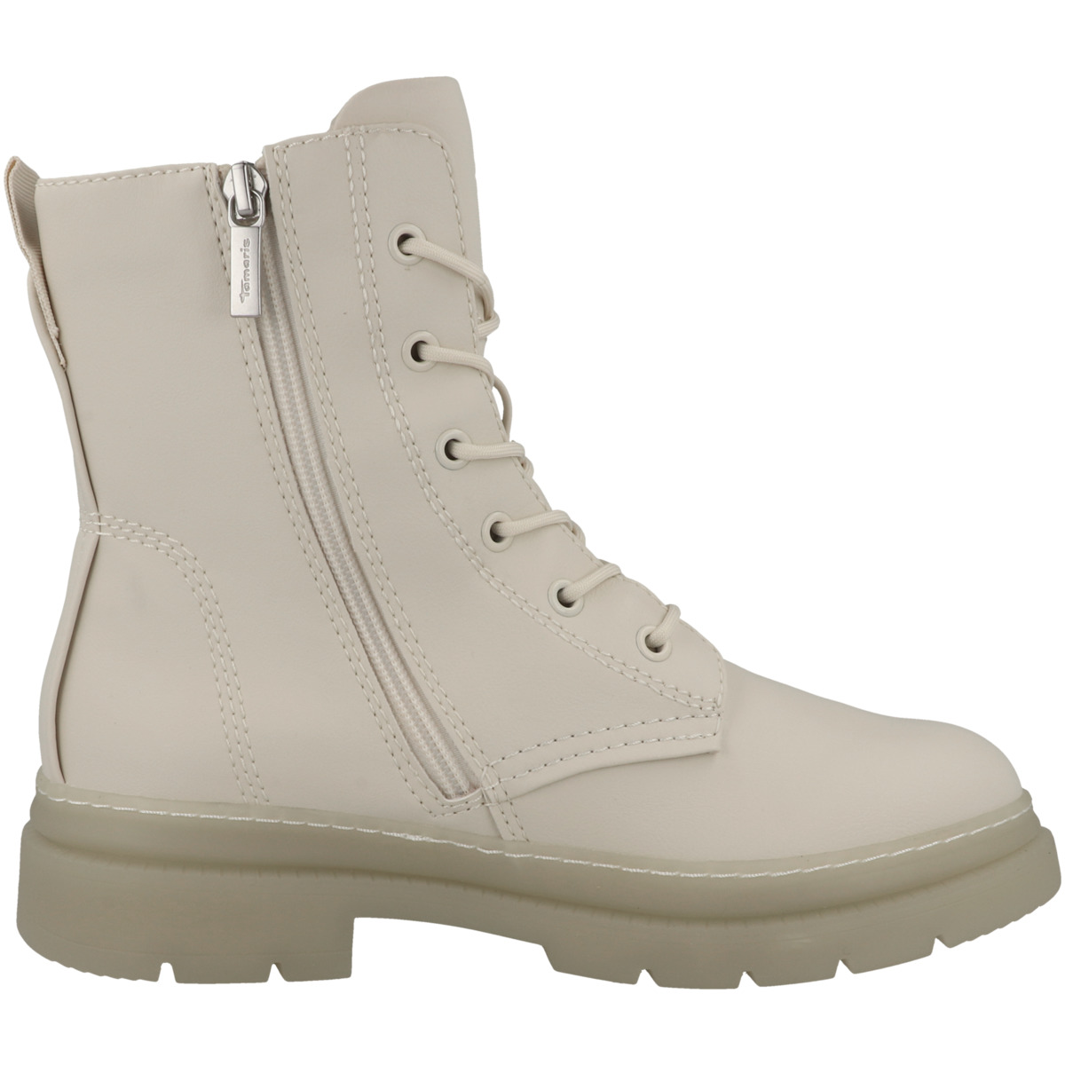 Tamaris 1-25210-29 Schnürboots creme