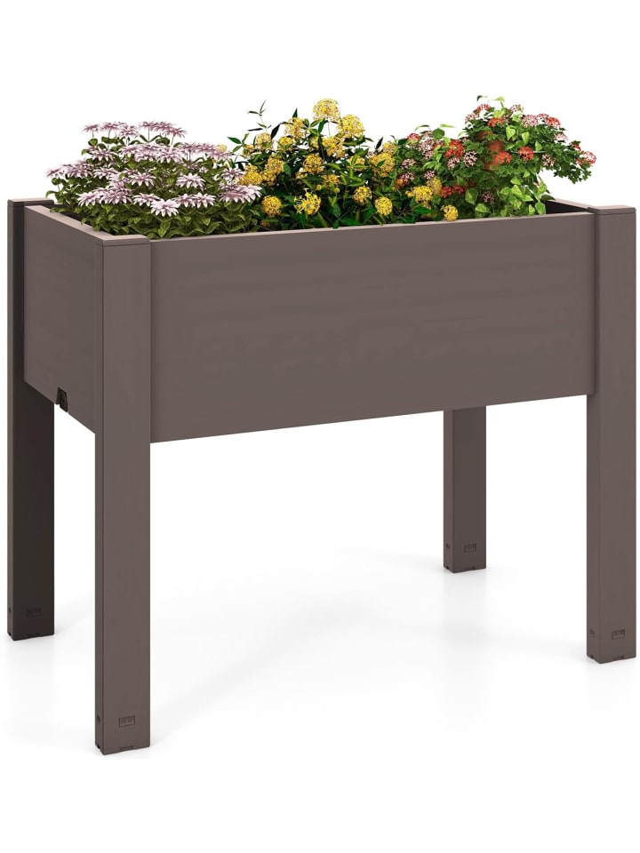 COSTWAY Gartenbeet selbstbewässernd 76x45x61cm in Braun günstig kaufen onesize