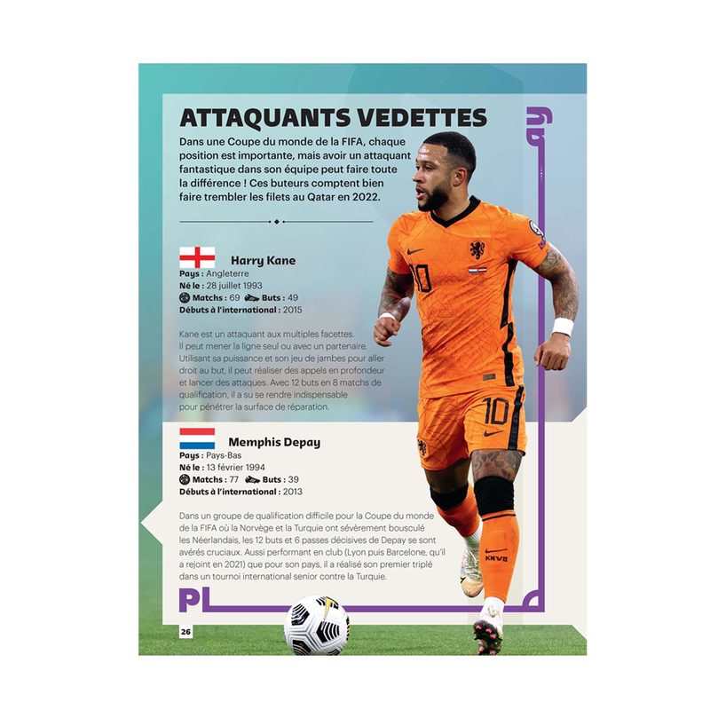 Livre Coupe du Monde Fifa Qatar 2022, guide officiel du supporter - Larousse Jeunesse