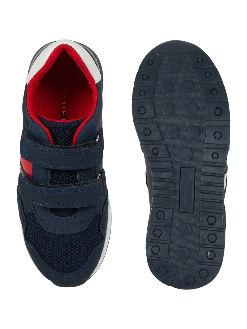 Sneaker mit Klettverschluss Modell 'Kevin' in marineblau