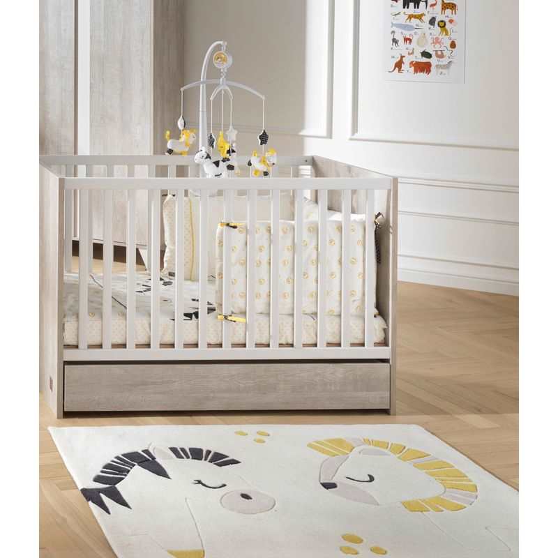 Tapis 130x90cm Pluche et pompon