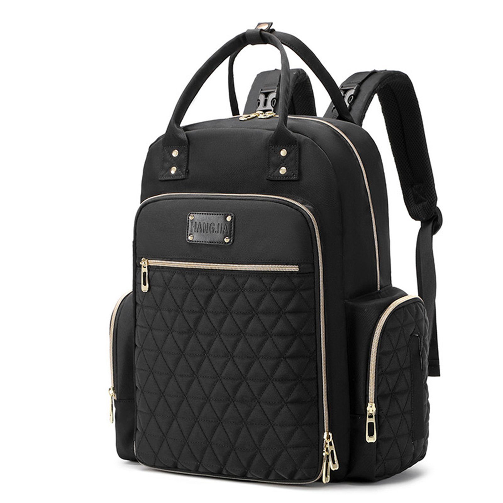 REDOM Wickelrucksack Wickeltasche Rucksack Baby Multifunktions-Babytaschen wasserabweisend (Windeln Babyflasche Milchfläsche Rucksack Tasche mit Flaschenhalter, Multifunktional, Babytasche, Wickelrucksack), mit Schnullerhalter und Kinderwagengurte
