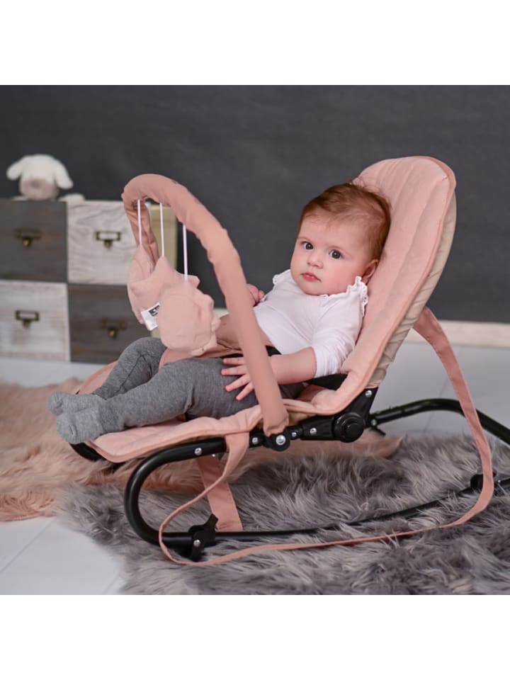 Lorelli Babywippe Eliza Luxe in rosa günstig kaufen onesize