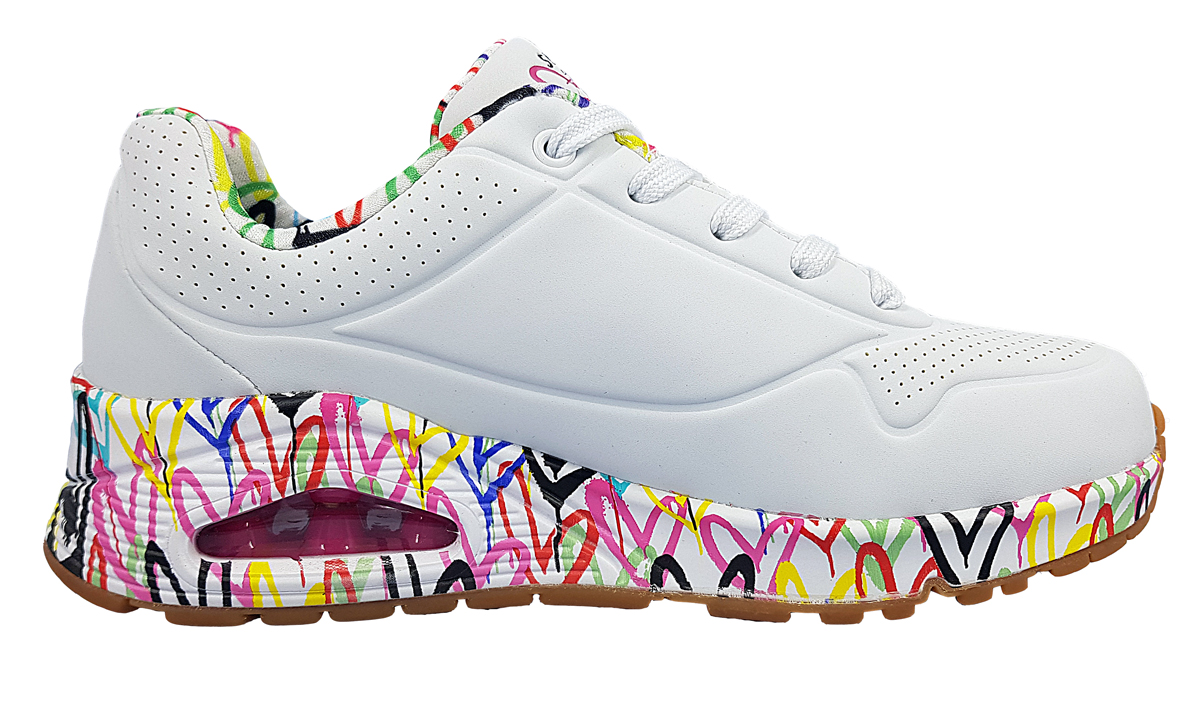 Skechers Uno Loving Love 155506 WHT Weiß wht