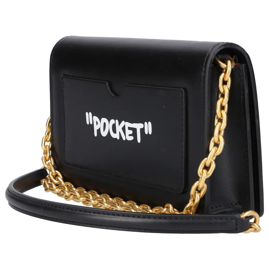 Off-White - Handatsche JITNEY SHOULDER Kalbsleder - schwarz