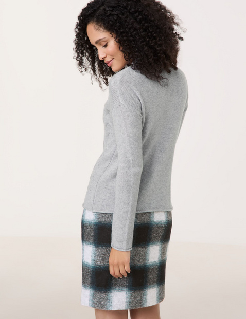 Wollpullover mit Kaschmiranteil