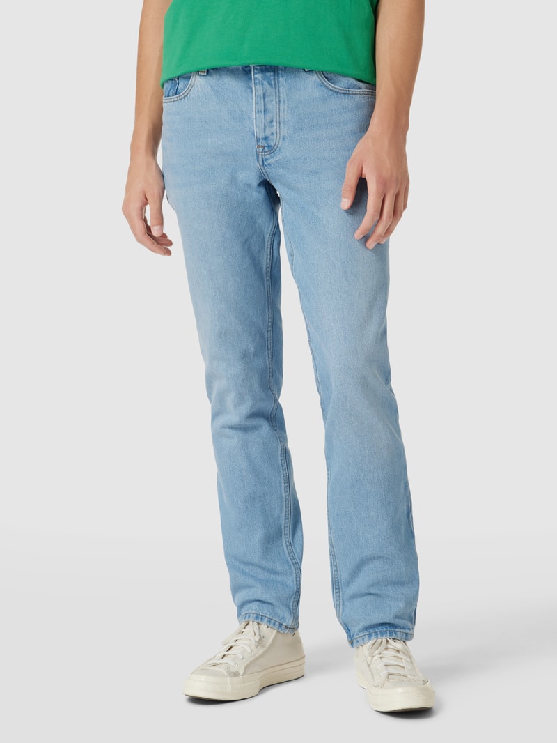 Mid Rise Jeans im Slim Fit in hellblau