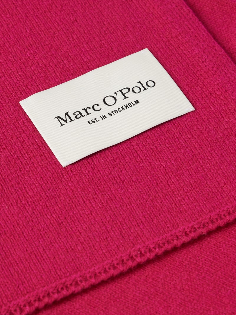 Schal mit Label-Detail in pink