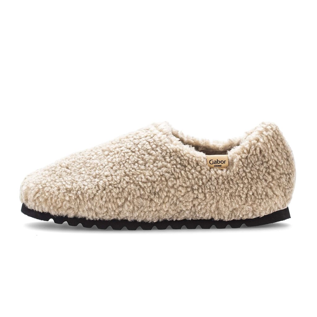 Gabor fashion Plüschhausschuh beige