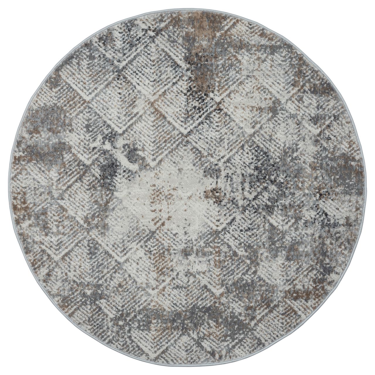 MyFlair Teppich Ellie , 120cm x 120cm, Farbe Beige, rund, Florhöhe 8mm