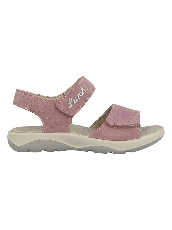 Lurchi Leder-Sandalen in Rosa günstig kaufen