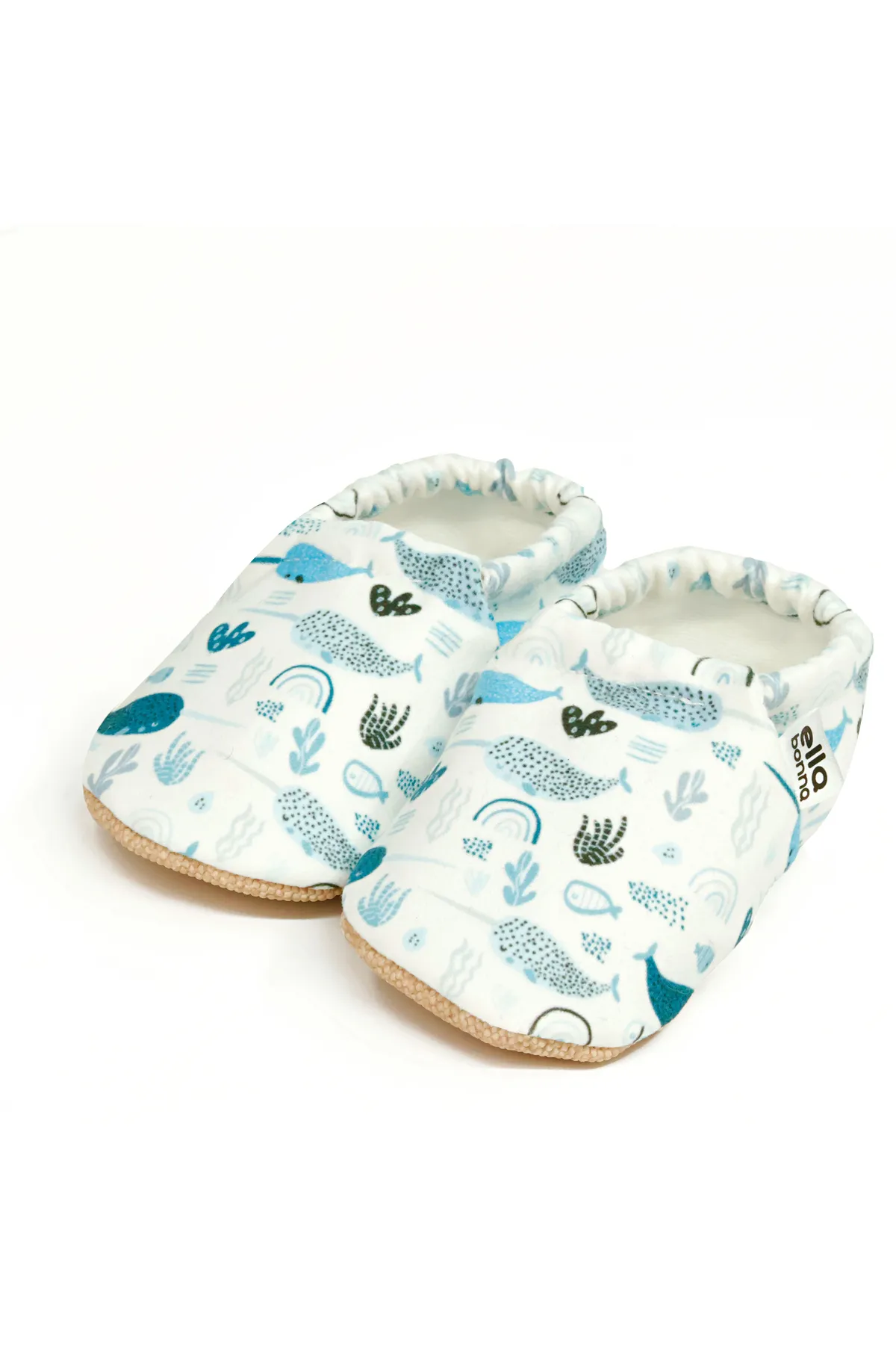 Ella Bonna  Rutschfeste Sohle, Einhorn-Fisch-Babyschuhe, Heimstiefel, Hausschuhe, Kinderzimmerschuhe, Hausschuhe