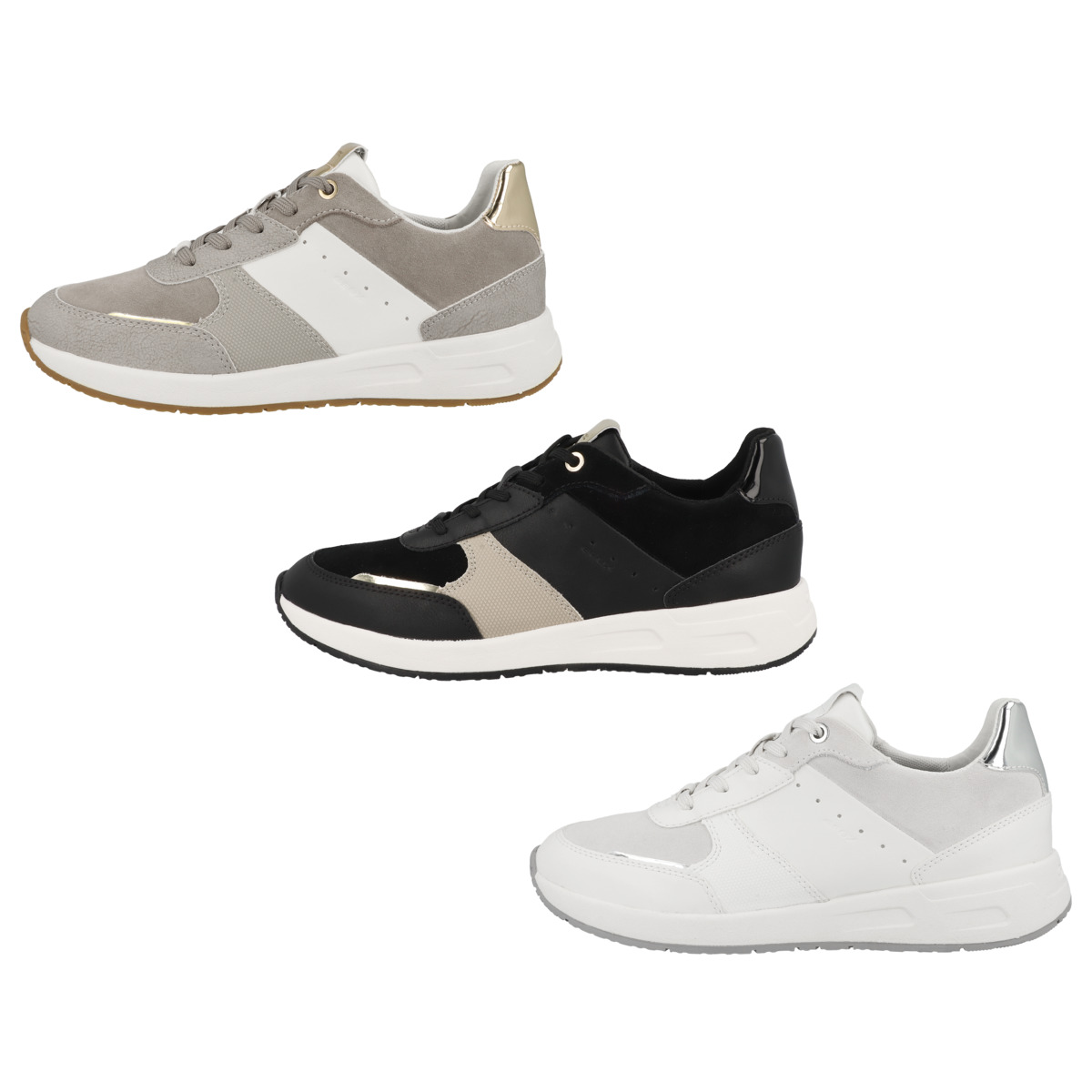 Geox D Bulmya A Sneaker Low schwarz