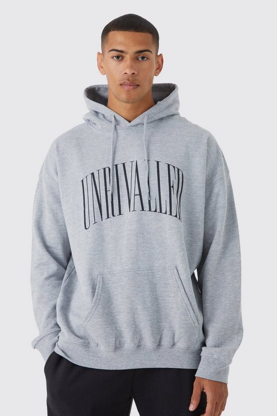 Oversize Hoodie mit Unrivalled Print