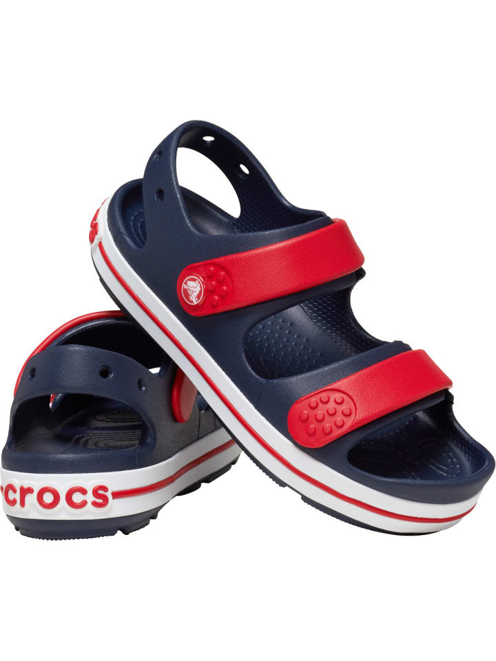 Crocs Freizeitschuhe Crocband in marineblau/rot günstig kaufen