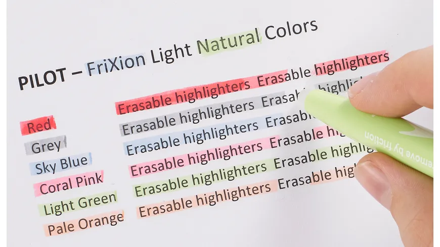 PILOT Textmarker FriXion Light Natural 4.0 (M) 6er Set