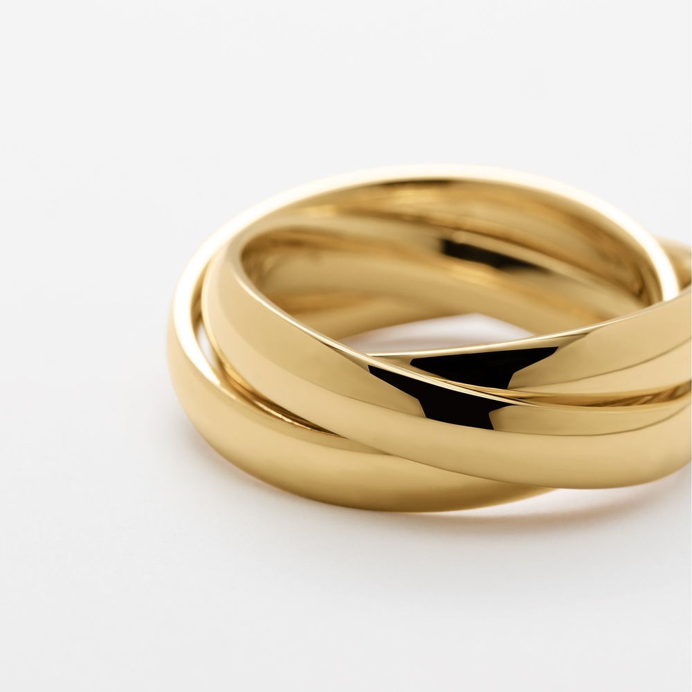 Esprit Bague pour femme Acier inoxydable or jaune Bague