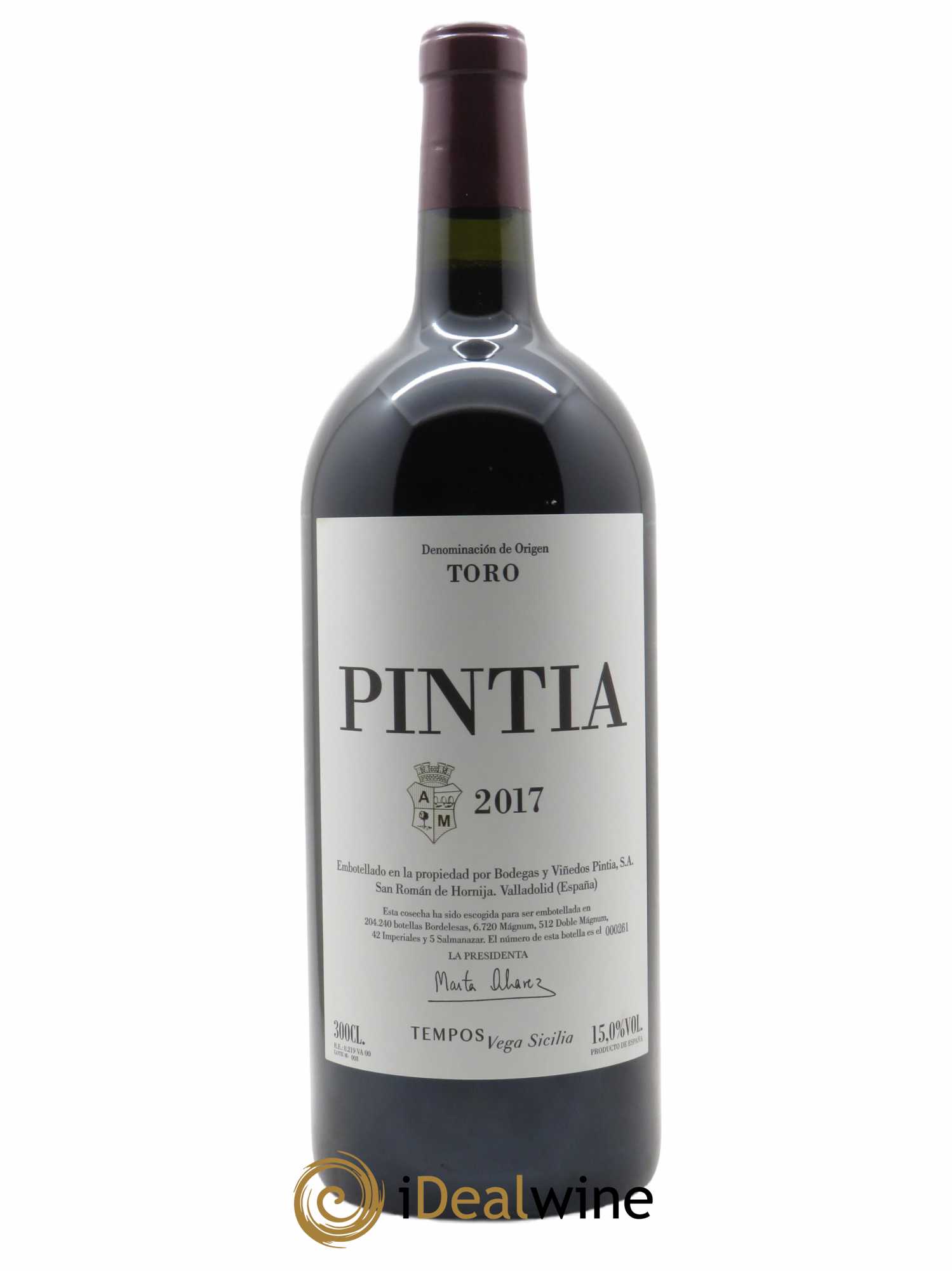 Toro DO Vega Sicilia Pintia Famille Alvarez  2017 - Lot de 1 Double-magnum