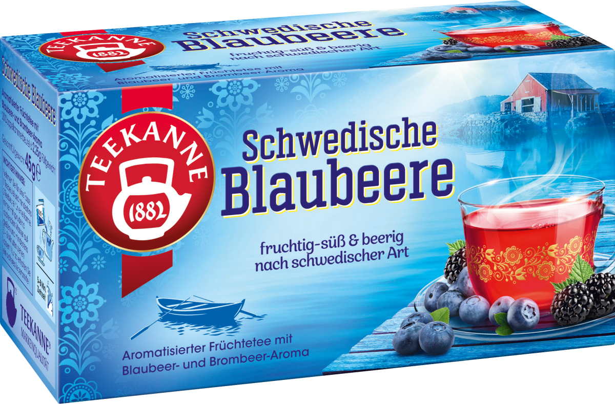 Früchtetee Schwedische Blaubeere (20 Beutel), 45 g