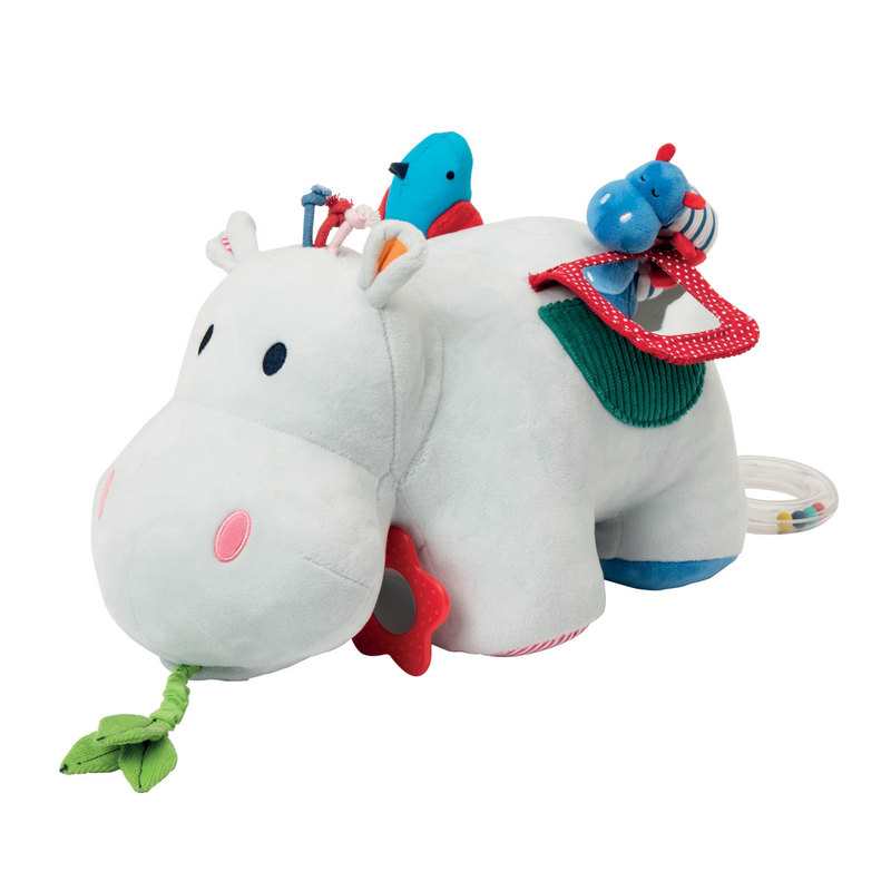 Peluche d'activités Axel l'hippo Oxybul