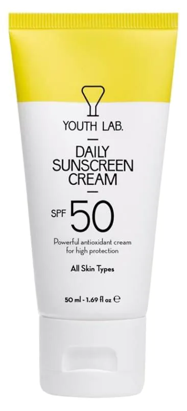 Youth Lab. Dagelijkse zonnebrandgelcrème SPF 50 voor alle huidtypen