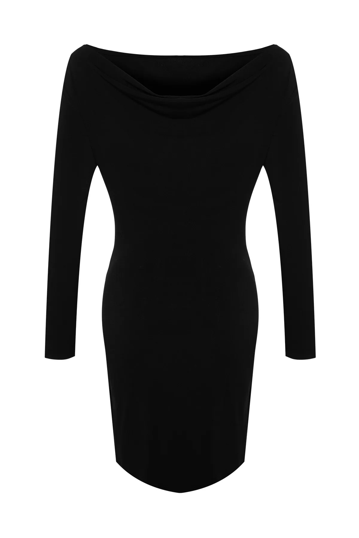 Trendyol Collection  Schwarzes, wendbares, elegantes Abendkleid TPRAW24EL00059