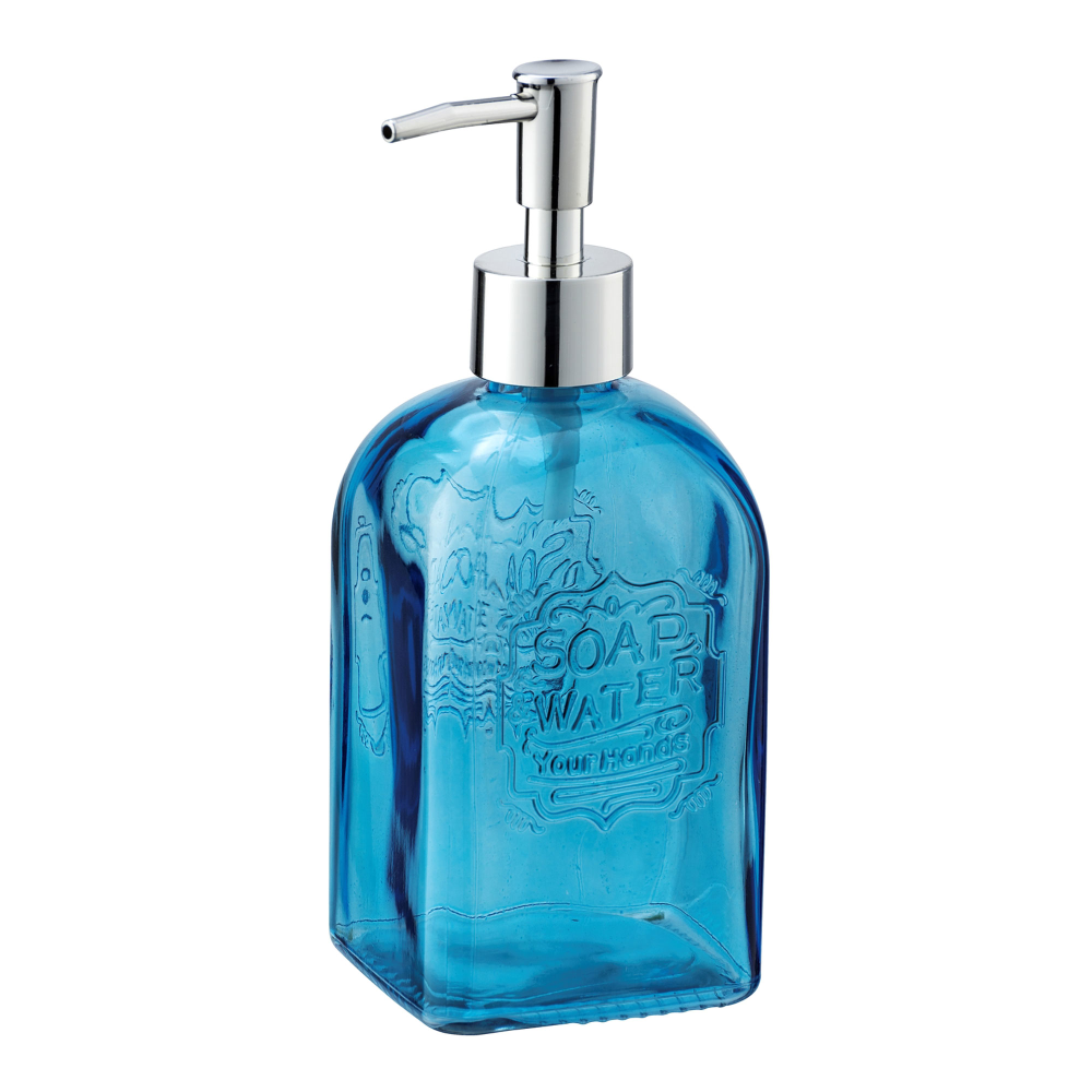 Seifenspender 400 ml Vetro blau